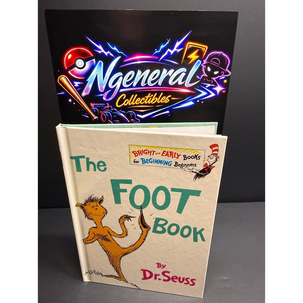 Dr Seuss The Foot Book Hardcover Bright and Early Books Beginning Beginners 1968